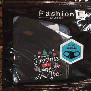 NEW FASHION FACE MASK FOR HOLIDAY BLACK SAFETY CLASS B SUPER SOFT